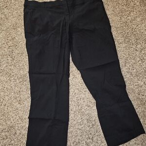Lane Bryant Black Straight Leg Pants